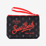 AC MILAN X MC2 SAINT BARTH POCHETTE PATTERN LOGO