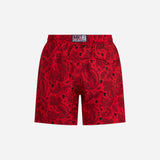 AC MILAN X MC2 SAINT BARTH SWIM SHORT WITH BANDANA PATTERN