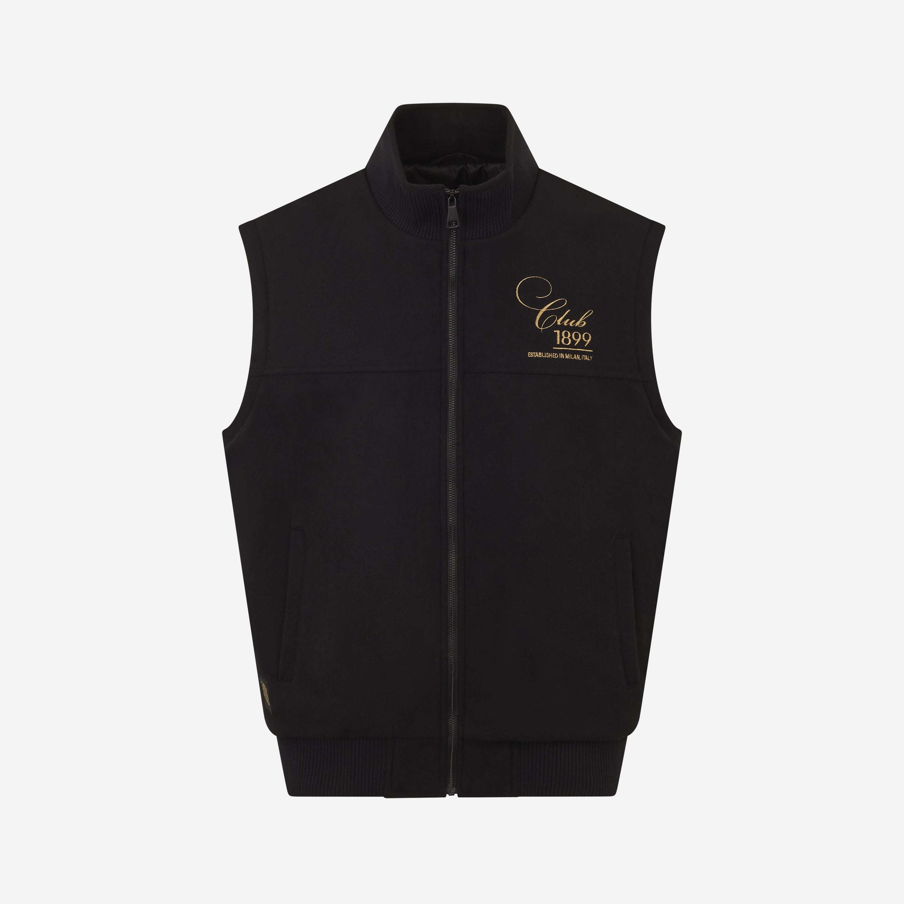 AC MILAN BLACK WAISTCOAT - CLUB 1899