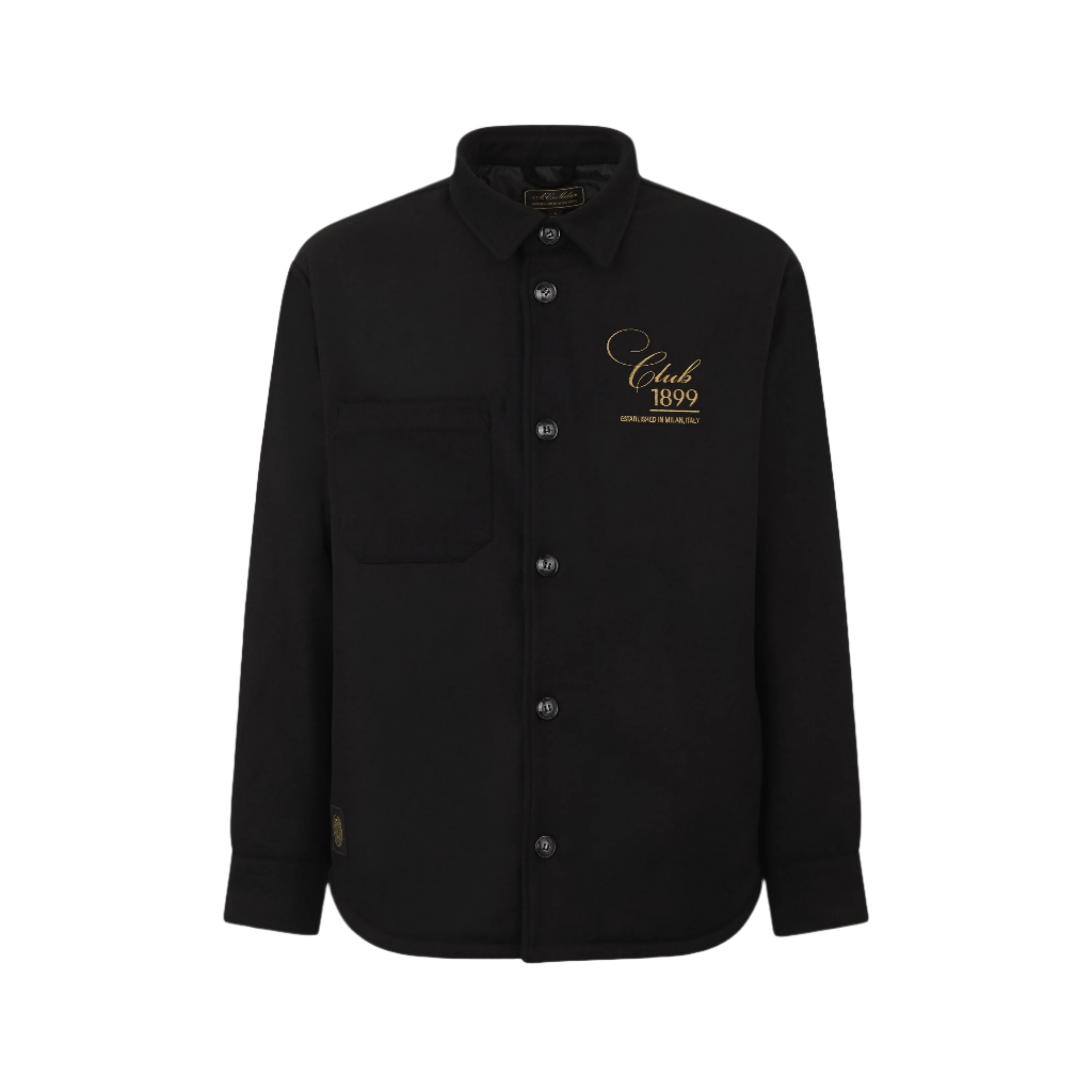 AC MILAN BLACK SHIRT JACKET - CLUB 1899