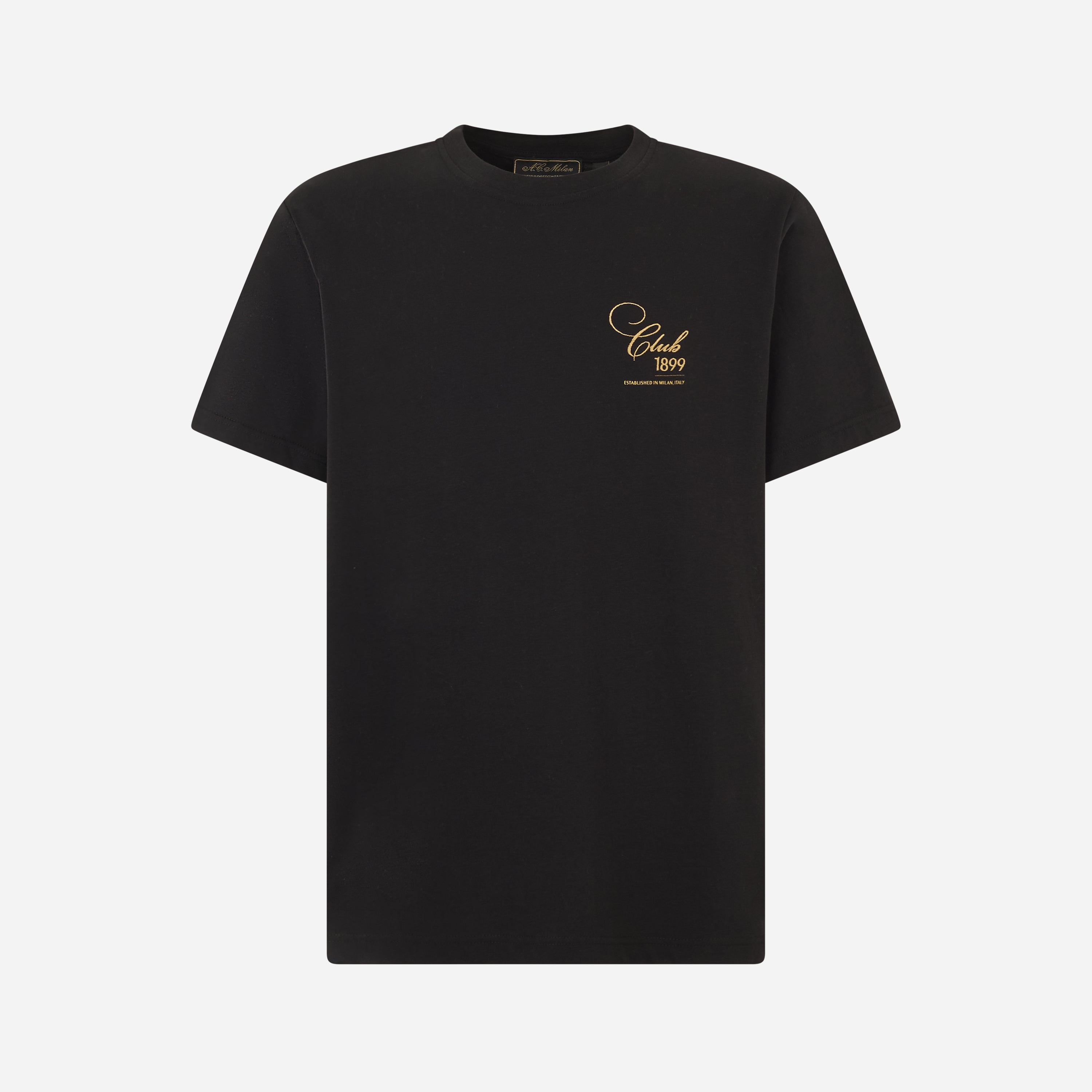 AC MILAN BLACK T-SHIRT - CLUB 1899