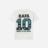 ACM x RL10 - T-SHIRT BIANCA BAMBINO CON STAMPA SUL RETRO