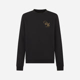 AC MILAN BLACK CREWNECK SWEATSHIRT - CLUB 1899