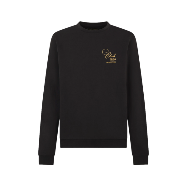 AC MILAN BLACK CREWNECK SWEATSHIRT - CLUB 1899