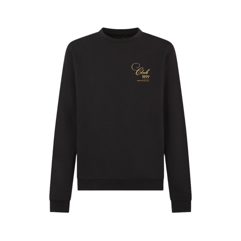 AC MILAN BLACK CREWNECK SWEATSHIRT - CLUB 1899