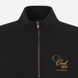 FELPA NERA 1/4 ZIP MILAN - CLUB 1899