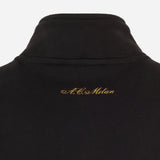 FELPA NERA 1/4 ZIP MILAN - CLUB 1899