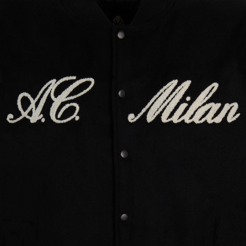 AC Milan x NY Yankees - VARSITY JACKET WITH FRONT AND BACK LOGO