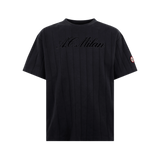 AC Milan x NY Yankees - TSHIRT NERA CON SCRITTA SUL FRONTE E RETRO