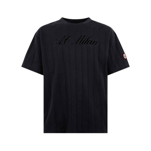 AC Milan x NY Yankees - TSHIRT NERA CON SCRITTA SUL FRONTE E RETRO