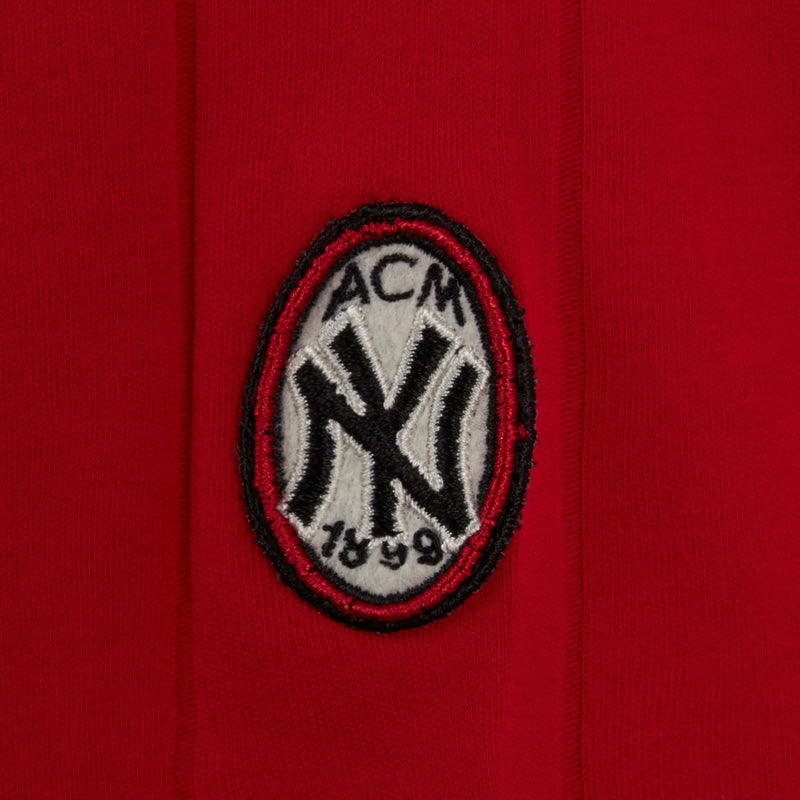 AC Milan x NY Yankees - RED TSHIRT WITH FRONT AND BACK LOGO