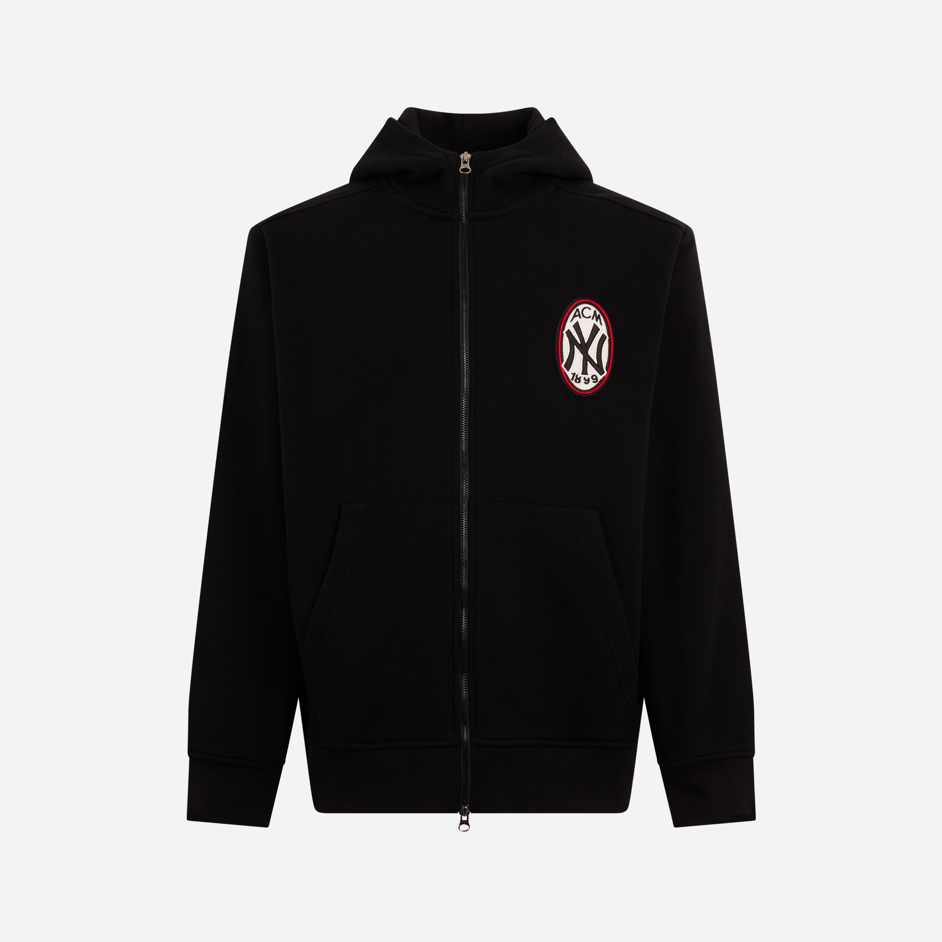AC Milan x NY Yankees - HOODIE WITH ZIP AND HOOD