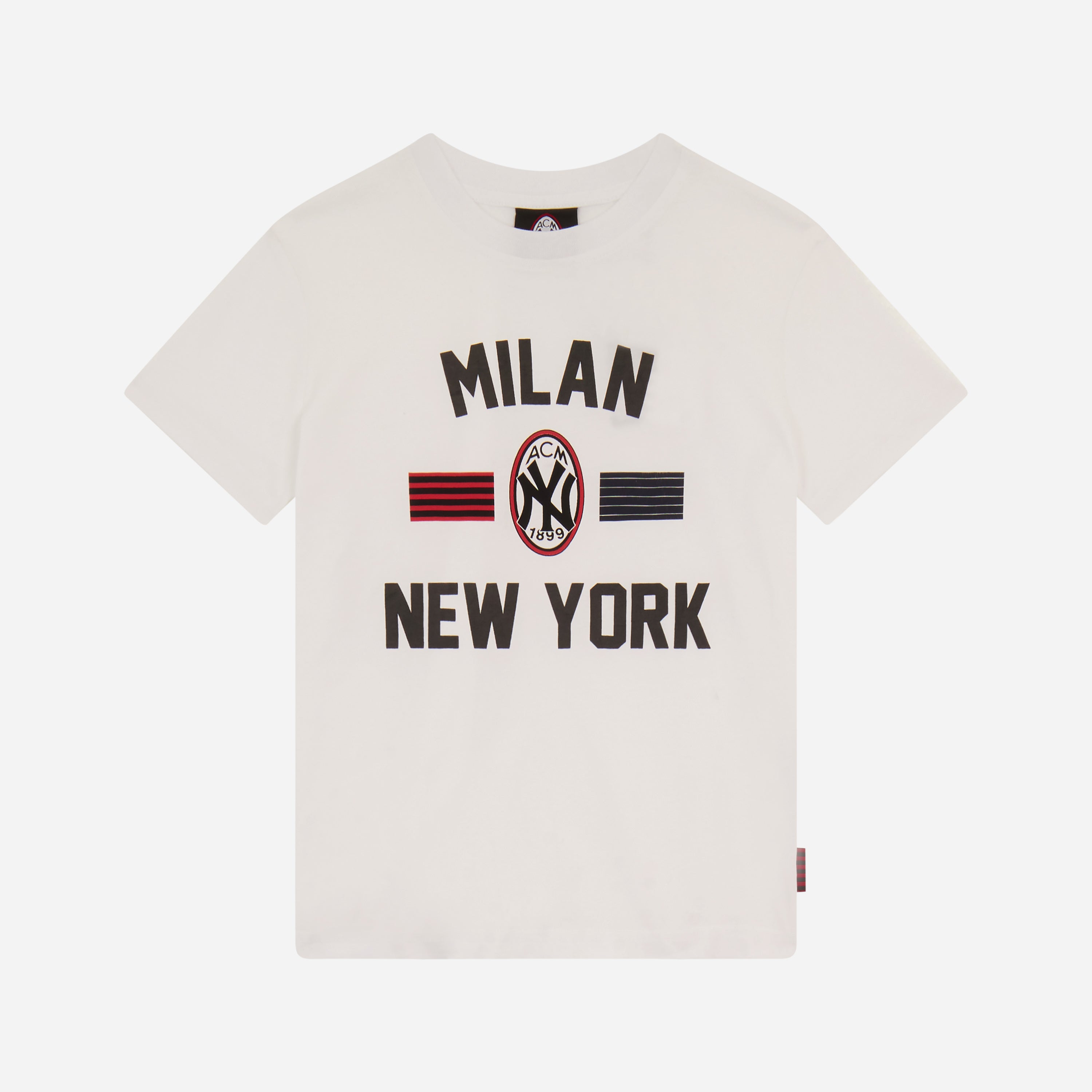 AC Milan x NY Yankees - KIDS GRAPHIC TSHIRT WITH FRONT LOGOS