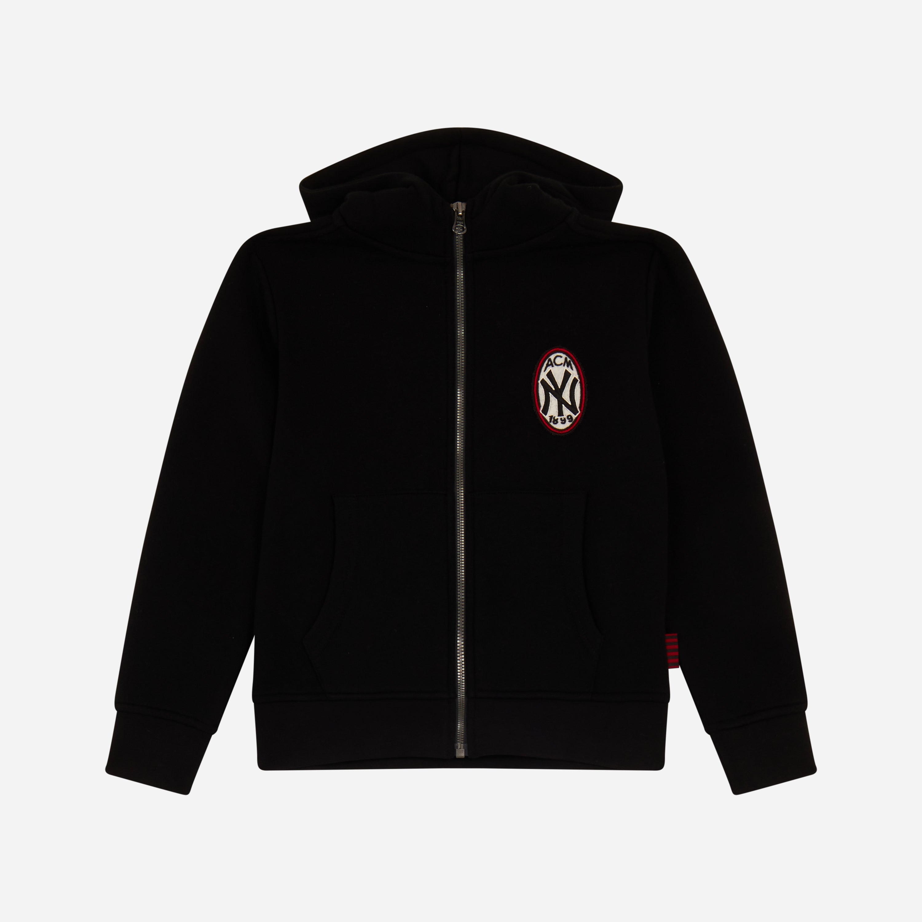 AC Milan x NY Yankees - KIDS HOODIE WITH ZIP AND HOOD