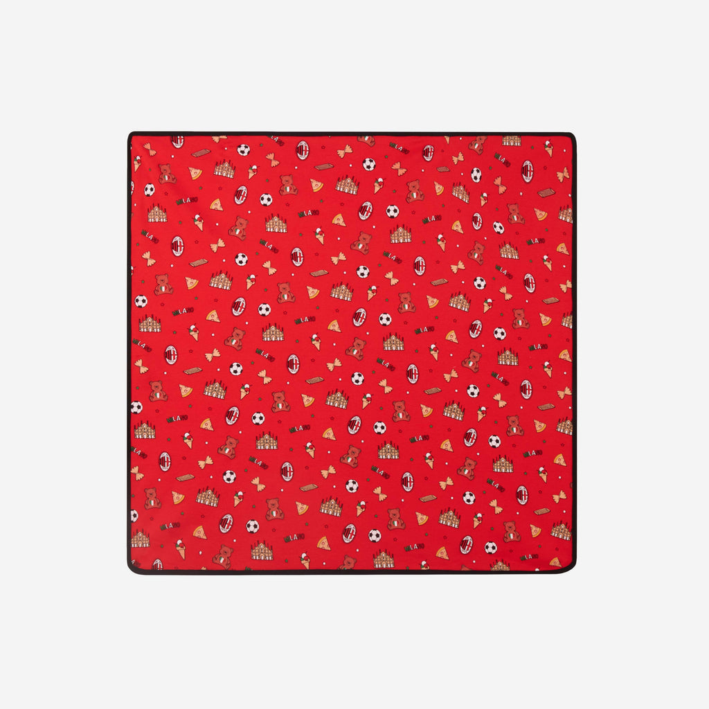 A.C. Milan beddengoedset voor eenpersoonsbed, 100% katoen, rood en zwart A.C. Milan beddengoedset voor eenpersoonsbed, 100% katoen, rood en zwart