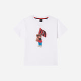 AC MILAN KIDS WHITE TSHIRT TEDDY COLLECTION