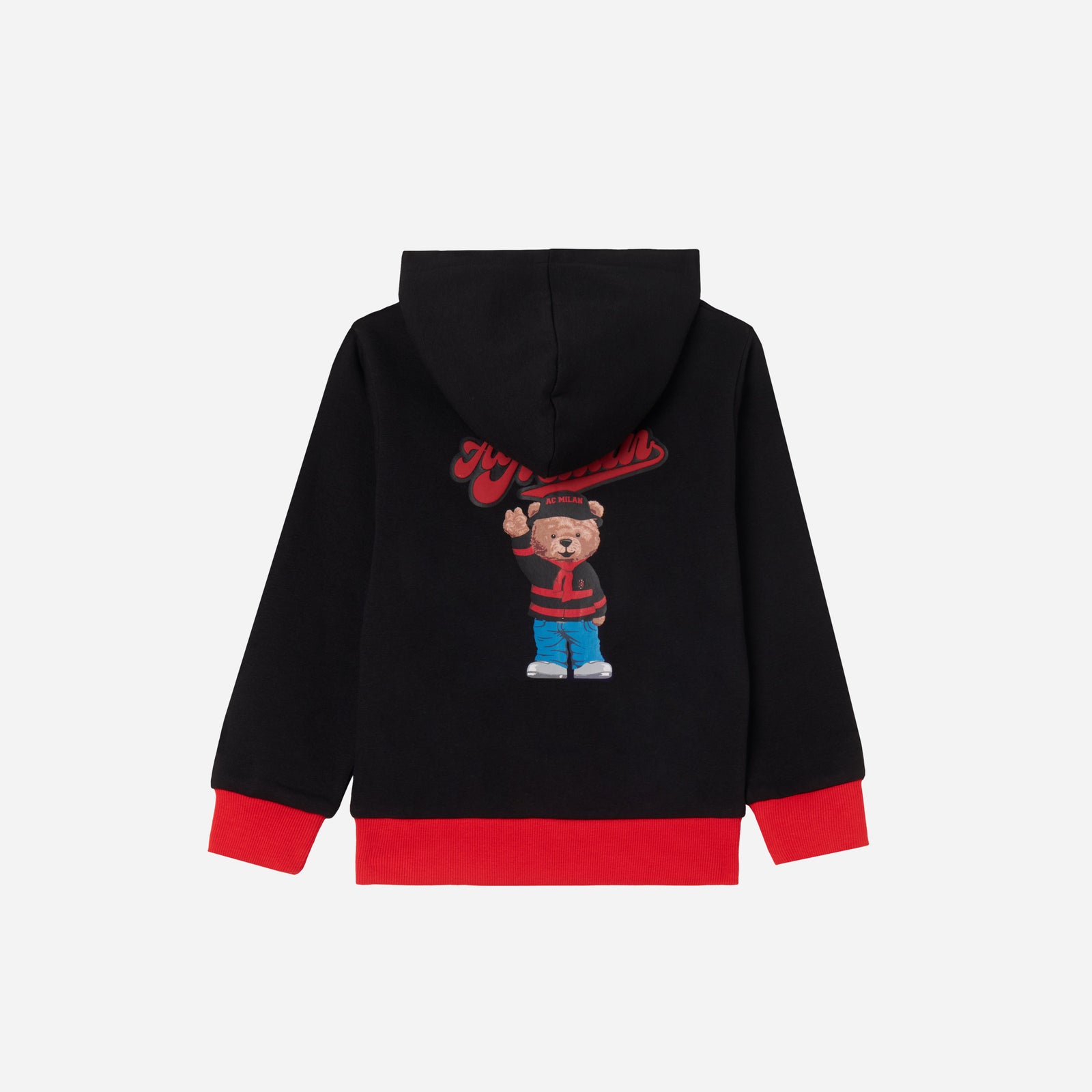 AC MILAN KIDS BLACK HOODIE TEDDY COLLECTION AC Milan Store