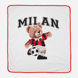 COPERTINA NEONATO MILAN TEDDY COLLECTION