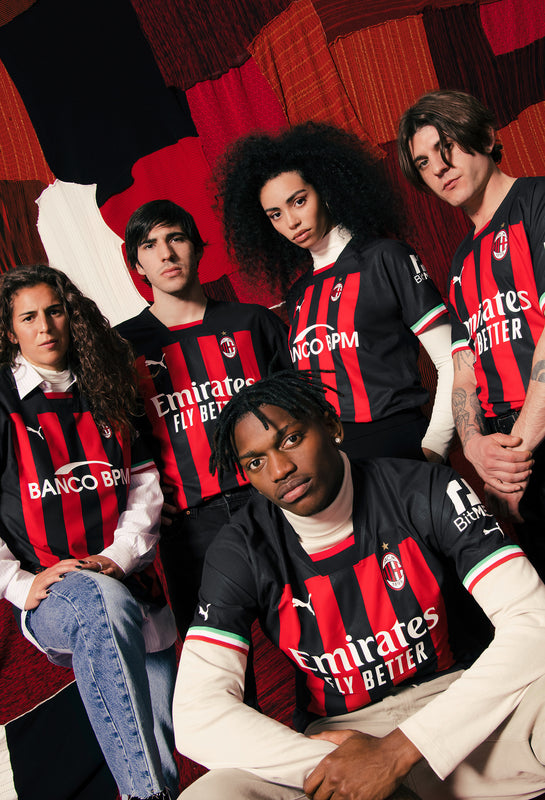 Puma Women AC Milan Home Jersey 23 Red/Black / L