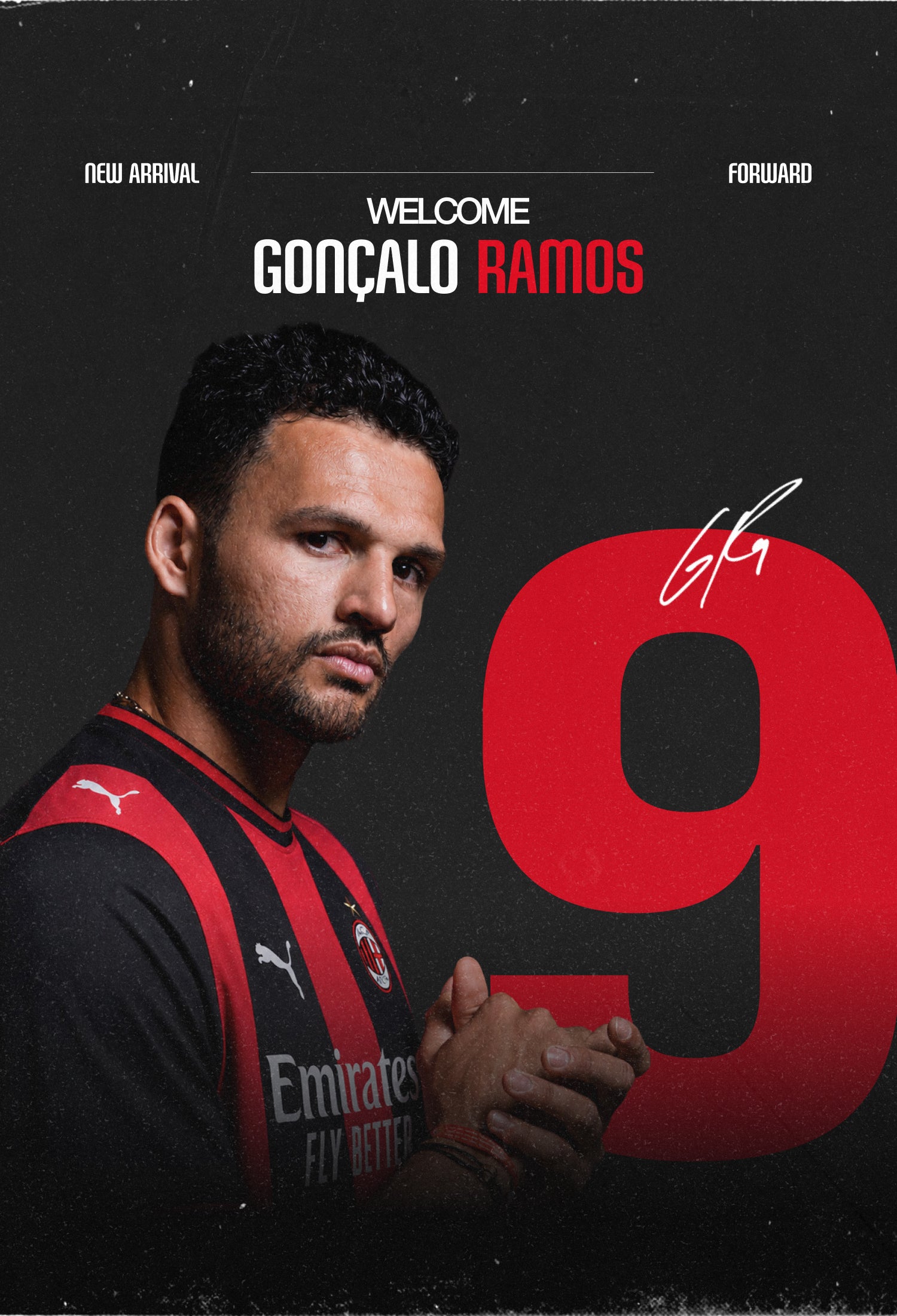 <p>Gonçalo Ramos 9</p>