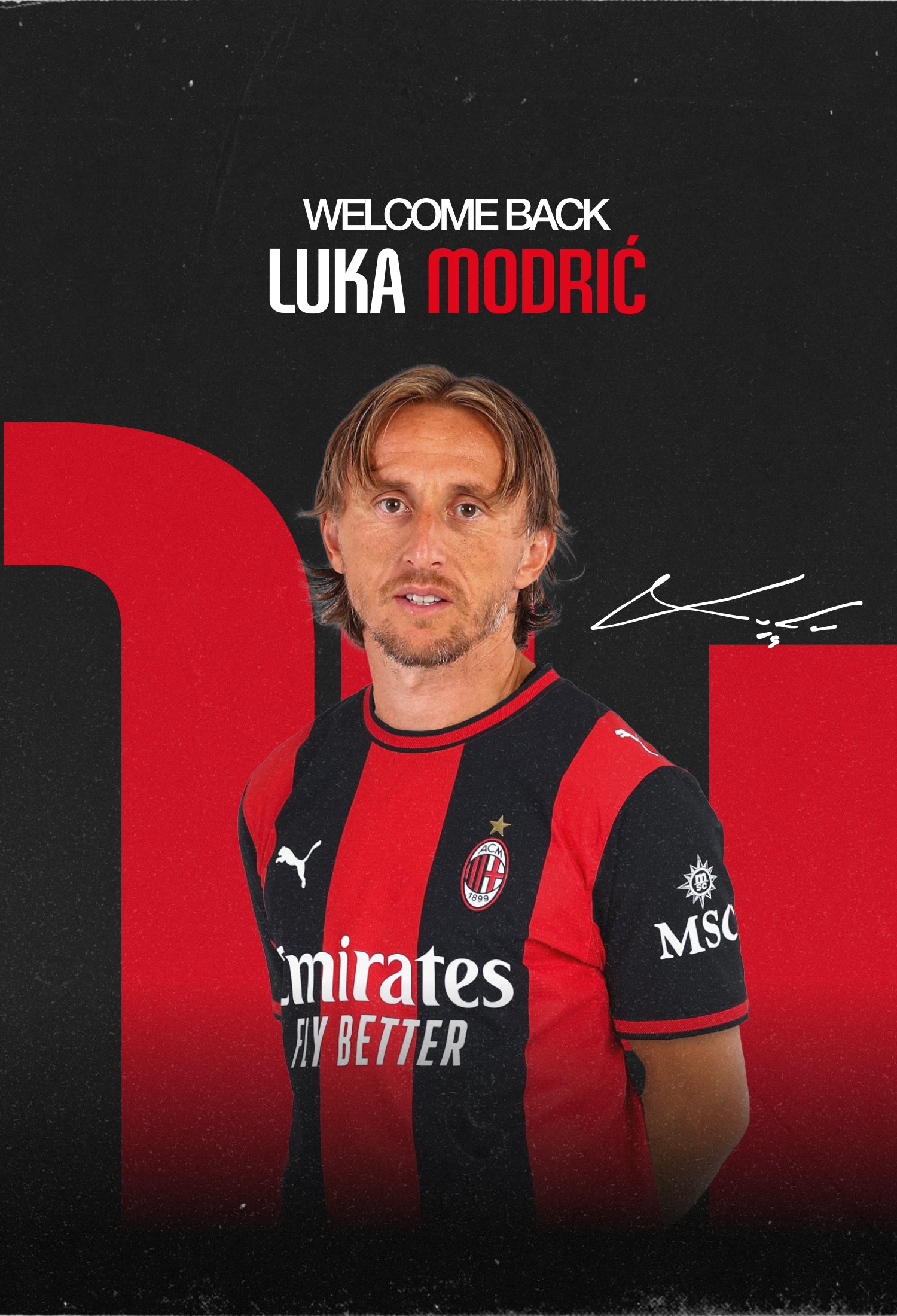 <p>WELCOME BACK LUKA</p>