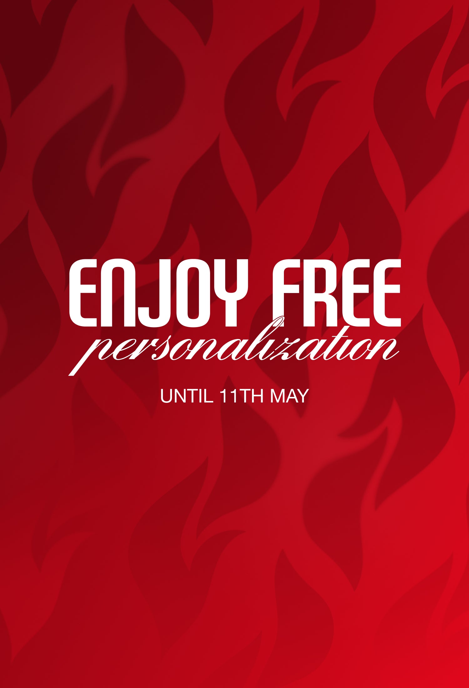 <p><strong>FREE PERSONALIZATION</strong></p>