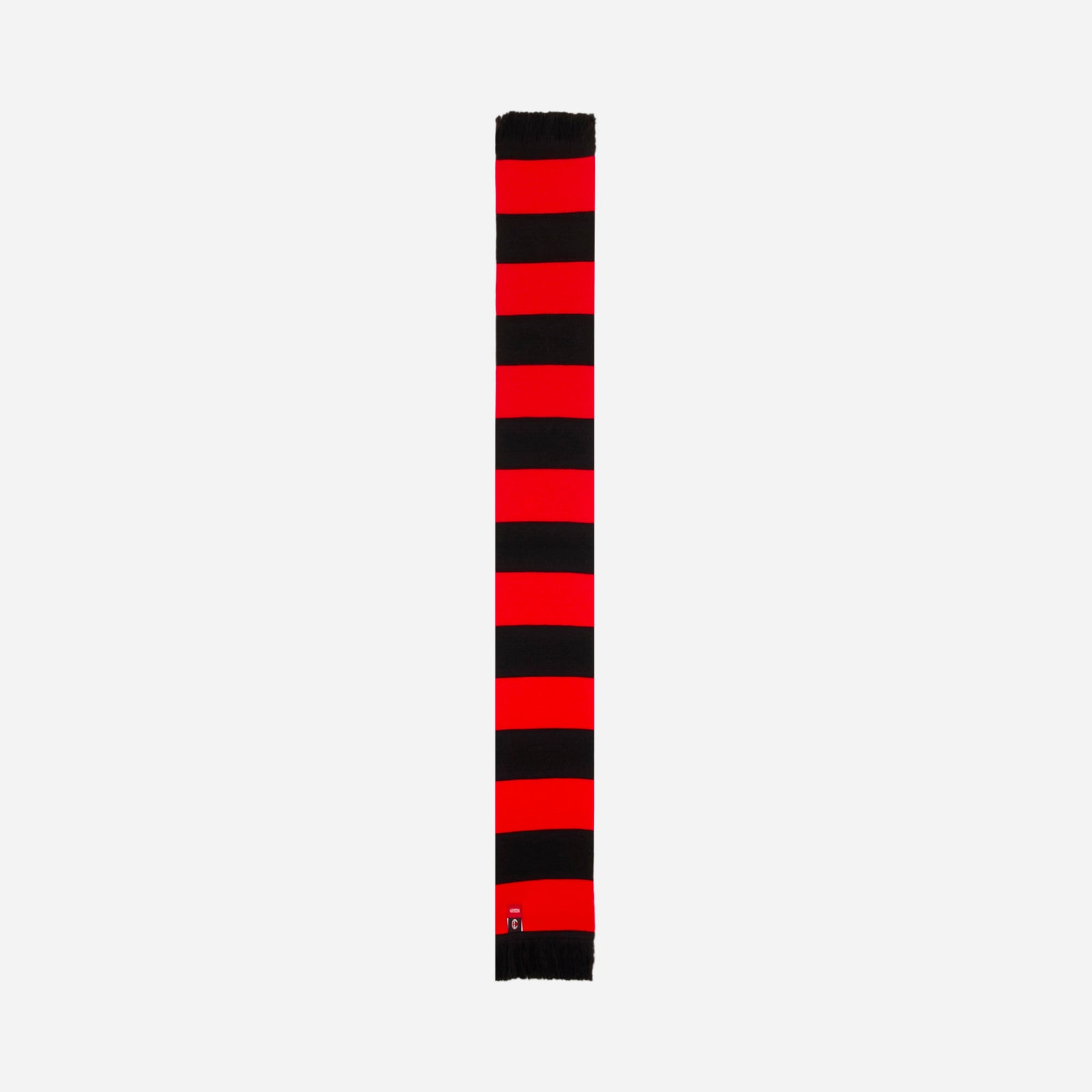 AC MILAN STRIPED SCARF WITH EMBROIDERY | AC Milan Store