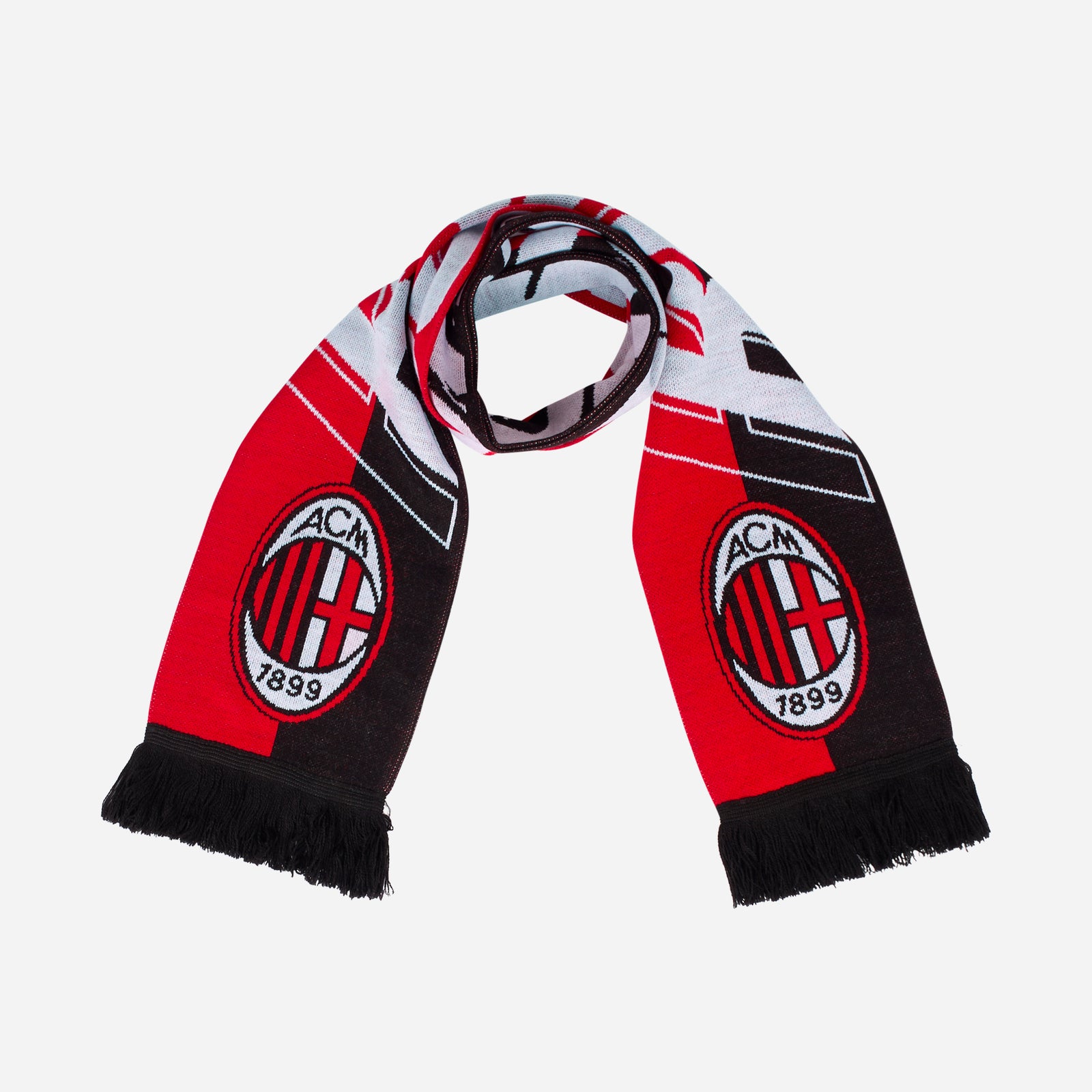 AC MILAN STRIPED ROSSONERI SCARF | AC Milan Store