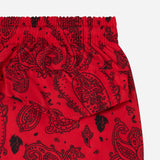 AC MILAN X MC2 SAINT BARTH KID'S SWIM SHORT WITH BANDANA PATTERN