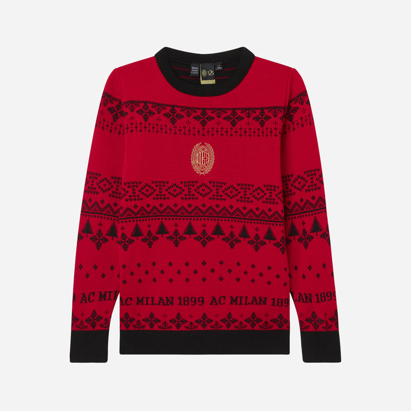 AC MILAN KIDS CHRISTMAS JUMPER