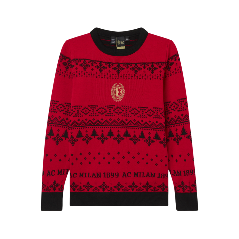 AC MILAN KIDS CHRISTMAS JUMPER