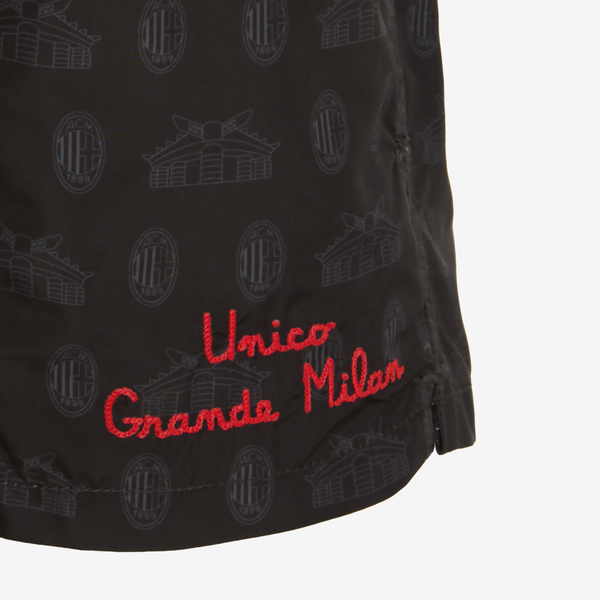 COSTUME MC2 SANIT BARTH X AC MILAN CON PATTERN LOGO E STADIO