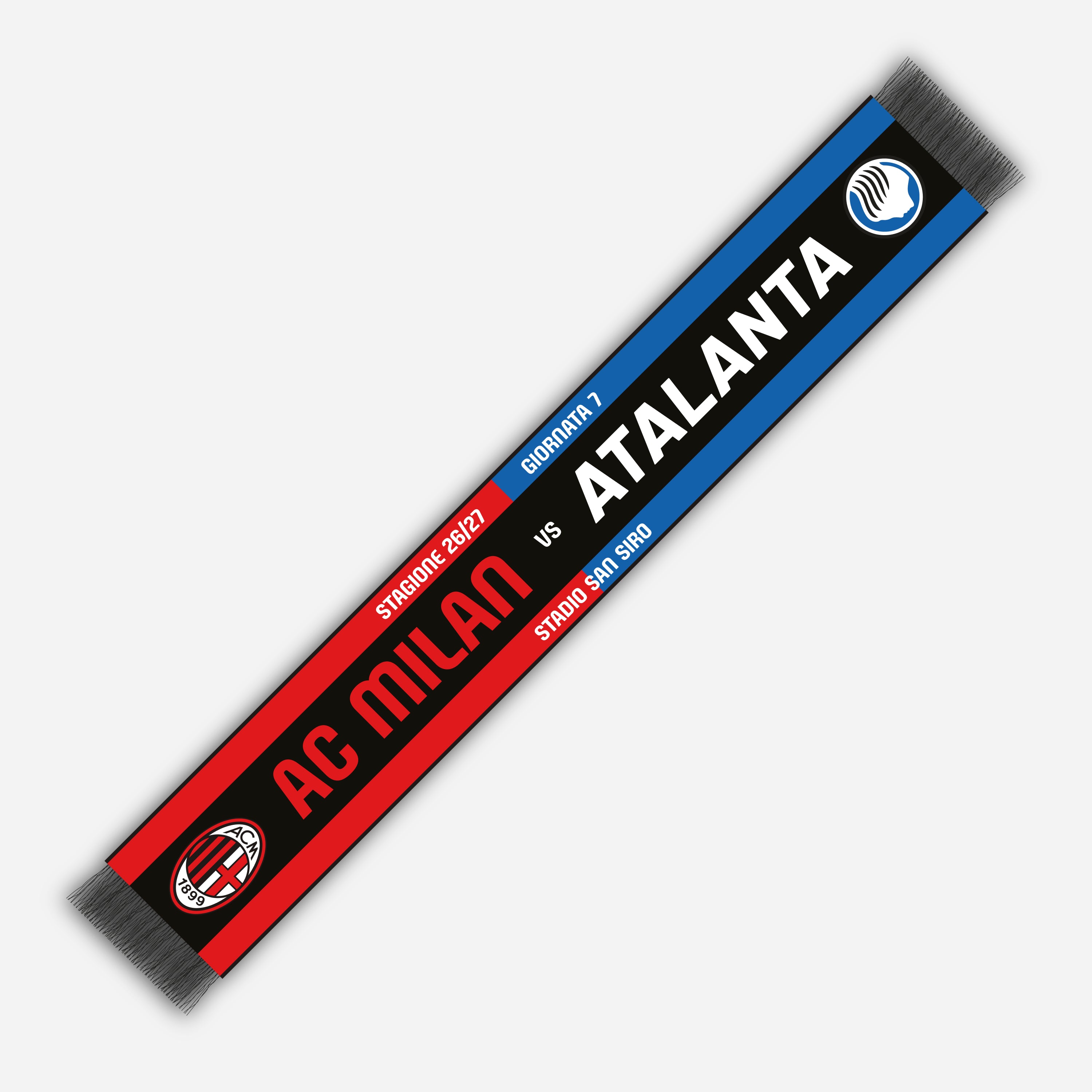 AC MILAN - ATALANTA MATCHDAY SCARF