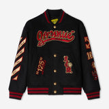AC MILAN X OFF-WHITE - KIDS VARSITY JACKET