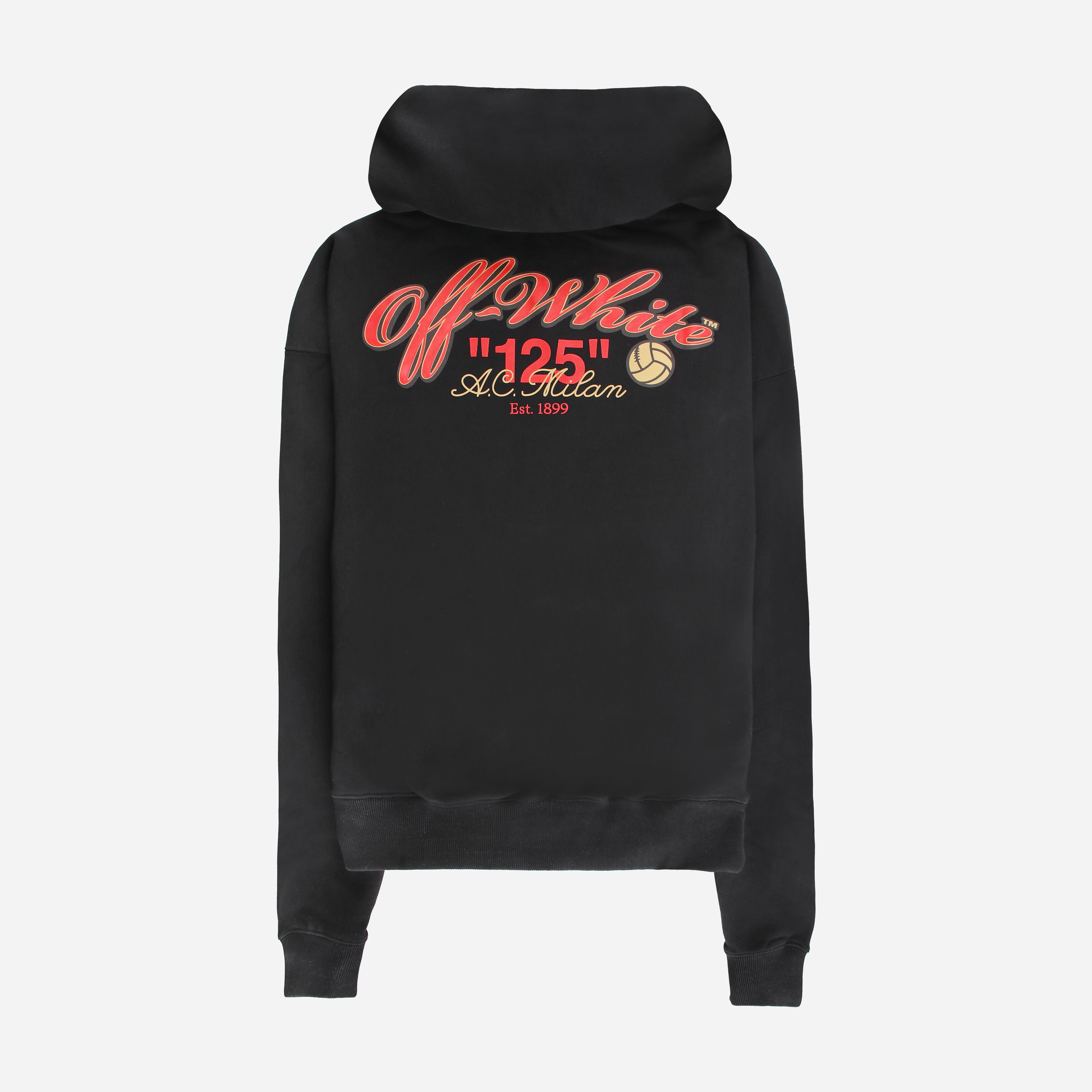 AC MILAN X OFF-WHITE - LOGO HOODIE