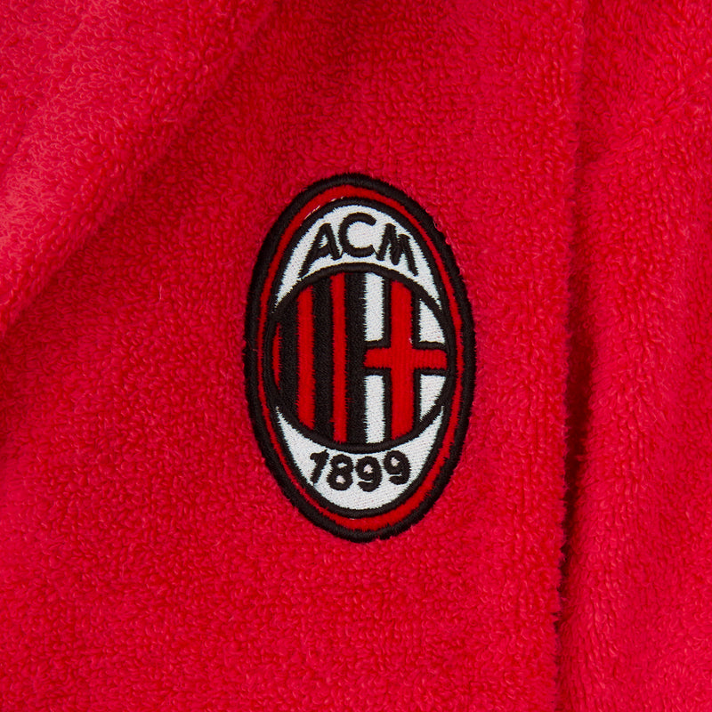 AC MILAN KIDS' RED BATHROBE