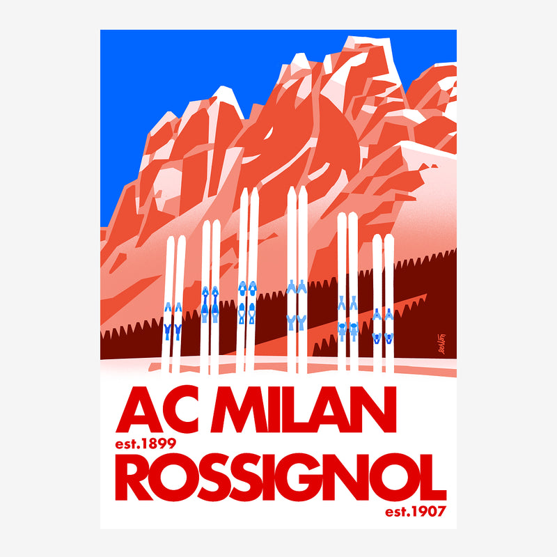 DEVIL POSTER – ROSSIGNOL X AC MILAN