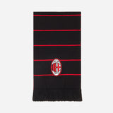 AC MILAN SCARF WITH LOGO AND RED STRIPES