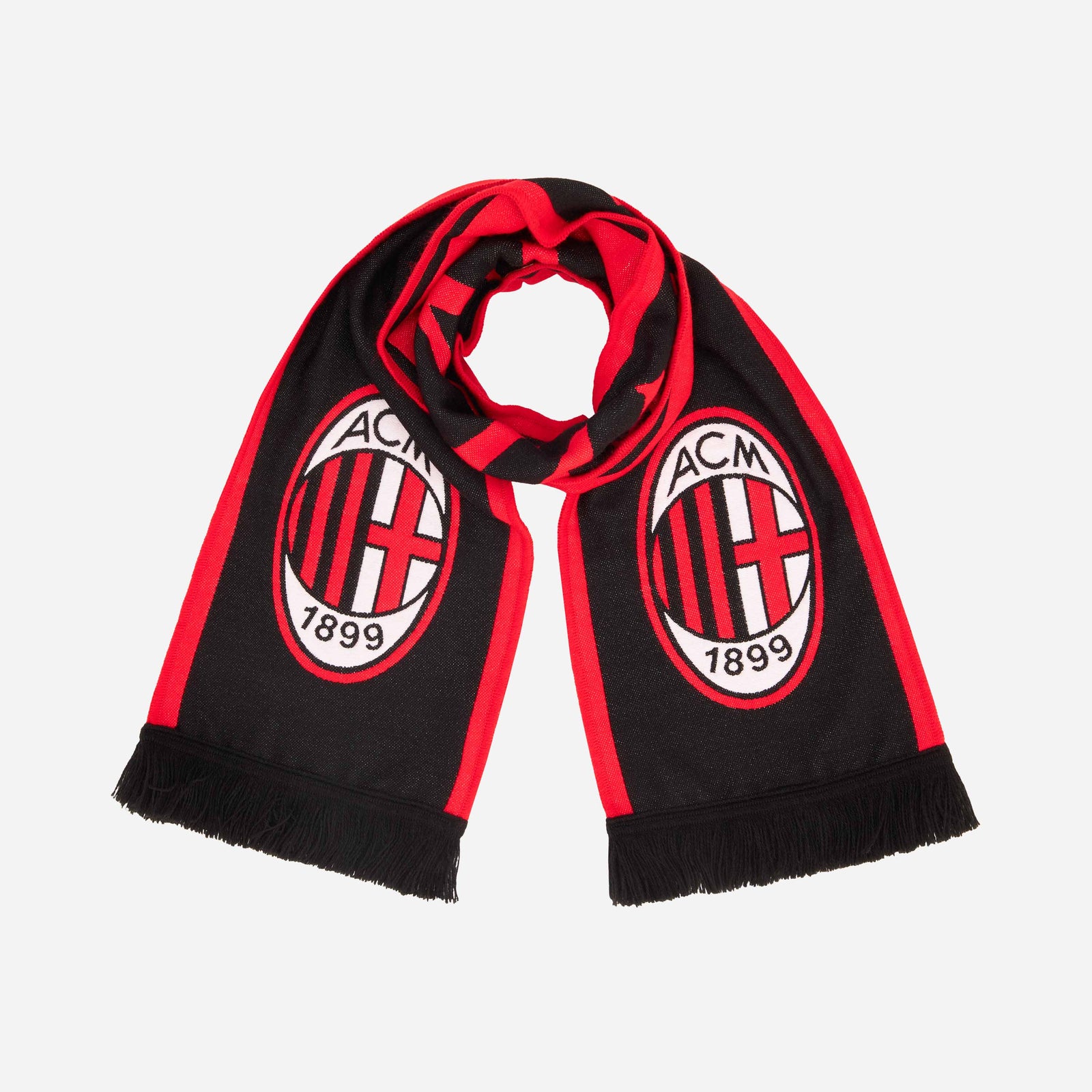 AC MILAN SCARF WITH LOGO AND LETTERING | AC Milan Store