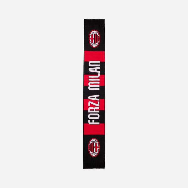 AC MILAN "FORZA MILAN" SCARF WITH LOGO