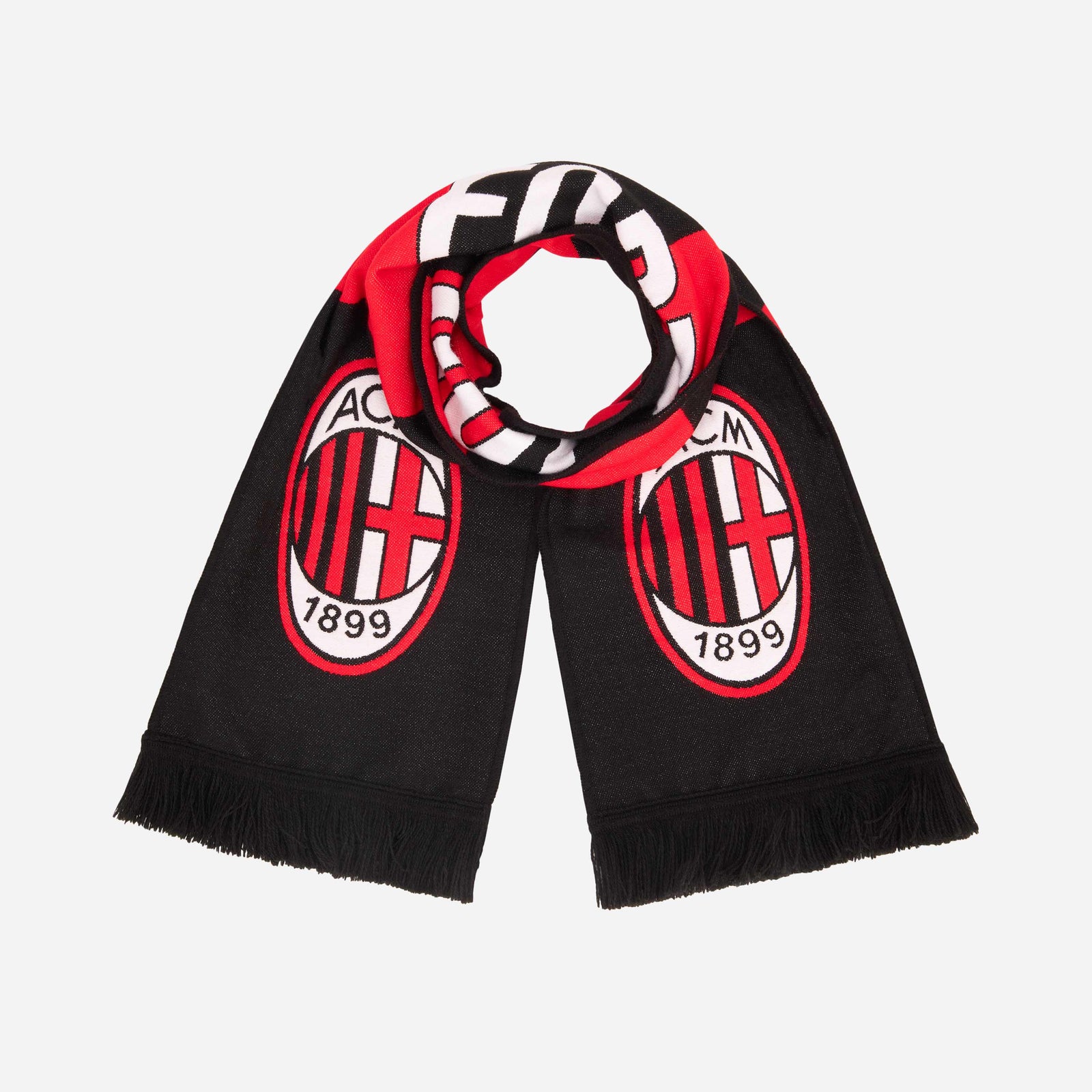 SCIARPA A.C. MILAN UFFICIALE doppia TUBOLARE SCARF BUFANDA OFFICIAL TUBMILZEB2211 SCIARPA A.C. MILAN UFFICIALE doppia TUBOLARE SCARF BUFANDA OFFICIAL TUBMILZEB2211