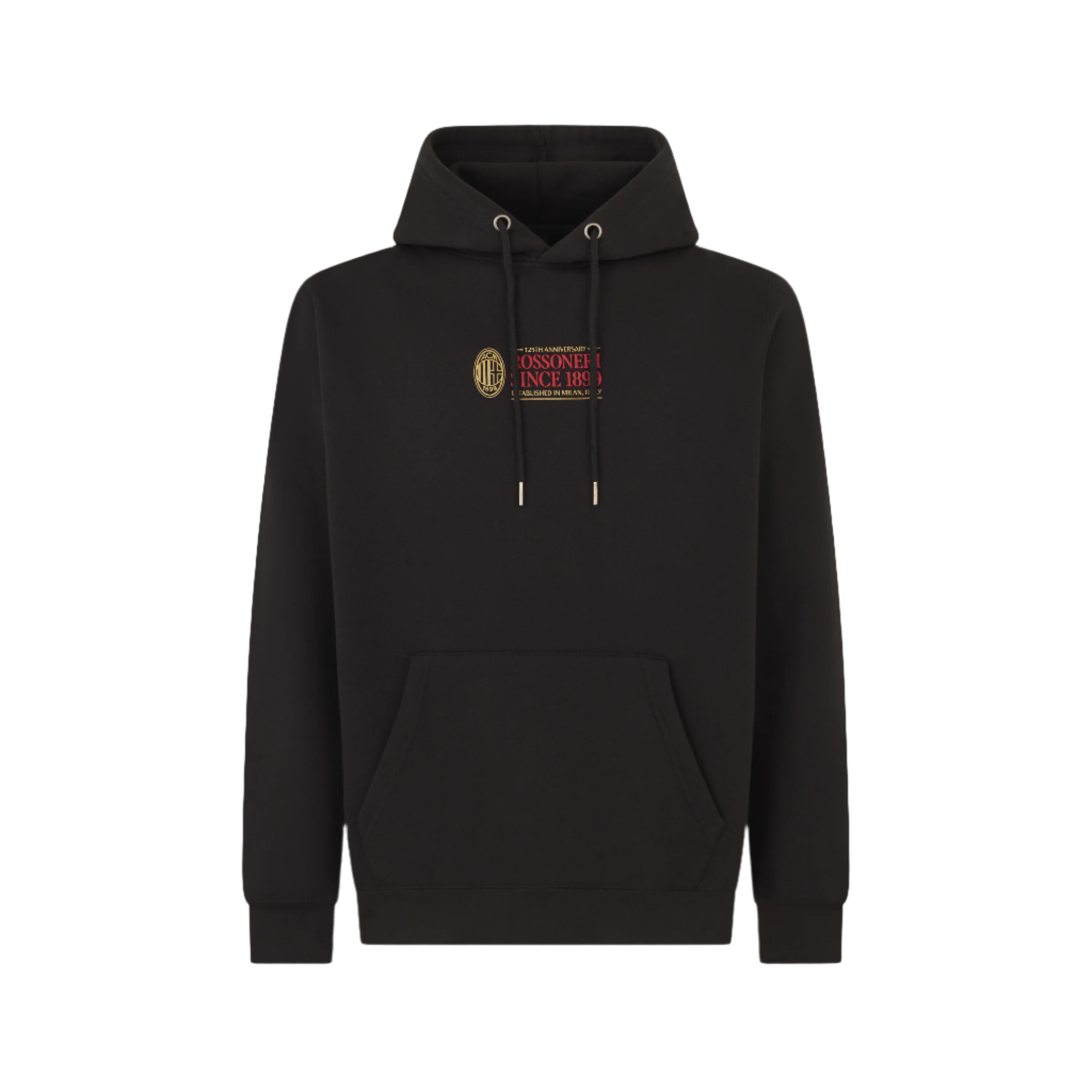 AC MILAN BLACK HOODIE - ROSSONERI SINCE 1899