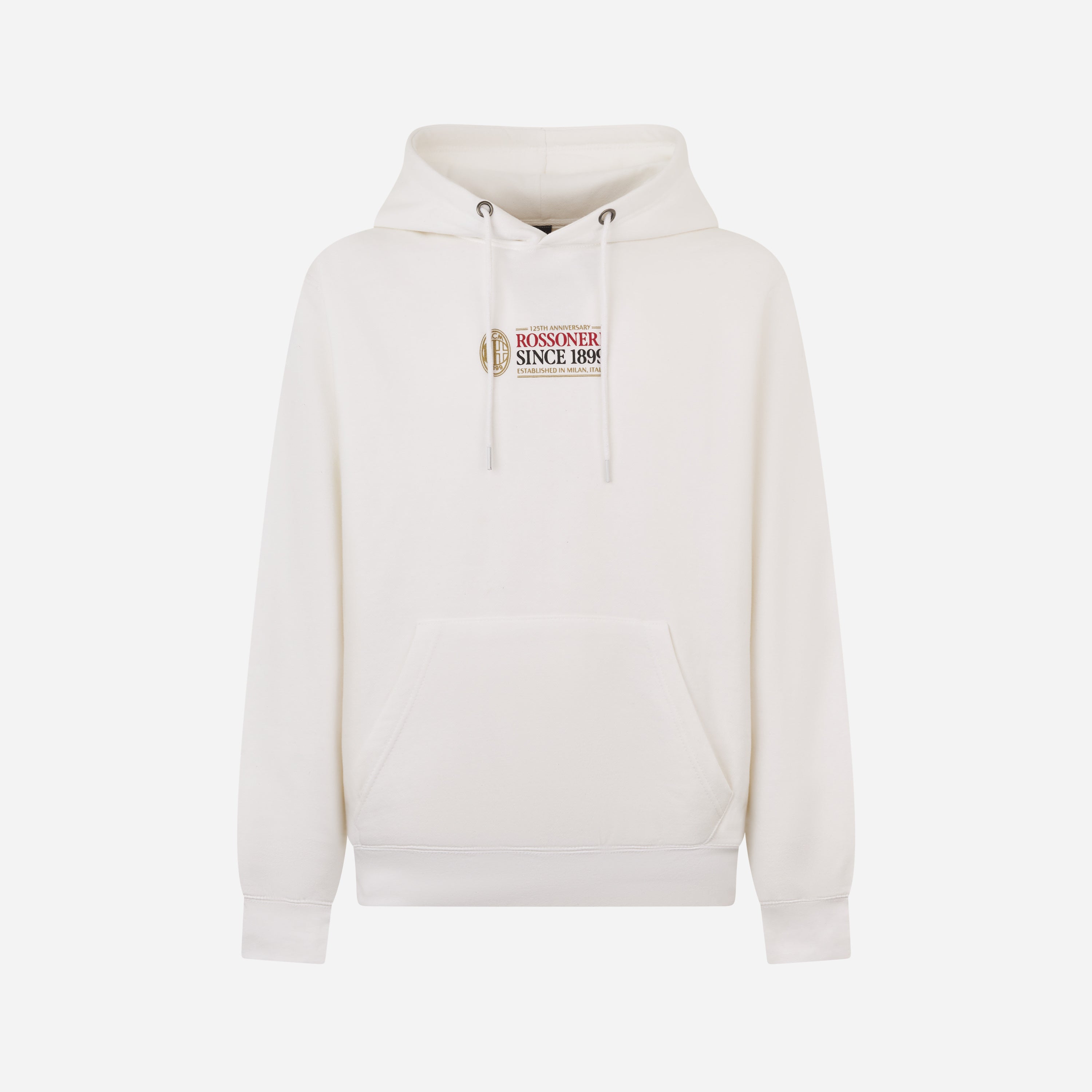 AC MILAN WHITE HOODIE - ROSSONERI SINCE 1899
