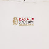 FELPA CON CAPPUCCIO BIANCA - ROSSONERI SINCE 1899