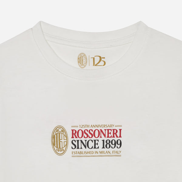 T-SHIRT BIANCA BAMBINO - ROSSONERI SINCE 1899