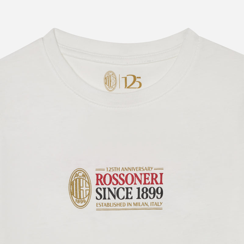 T-SHIRT BIANCA BAMBINO - ROSSONERI SINCE 1899