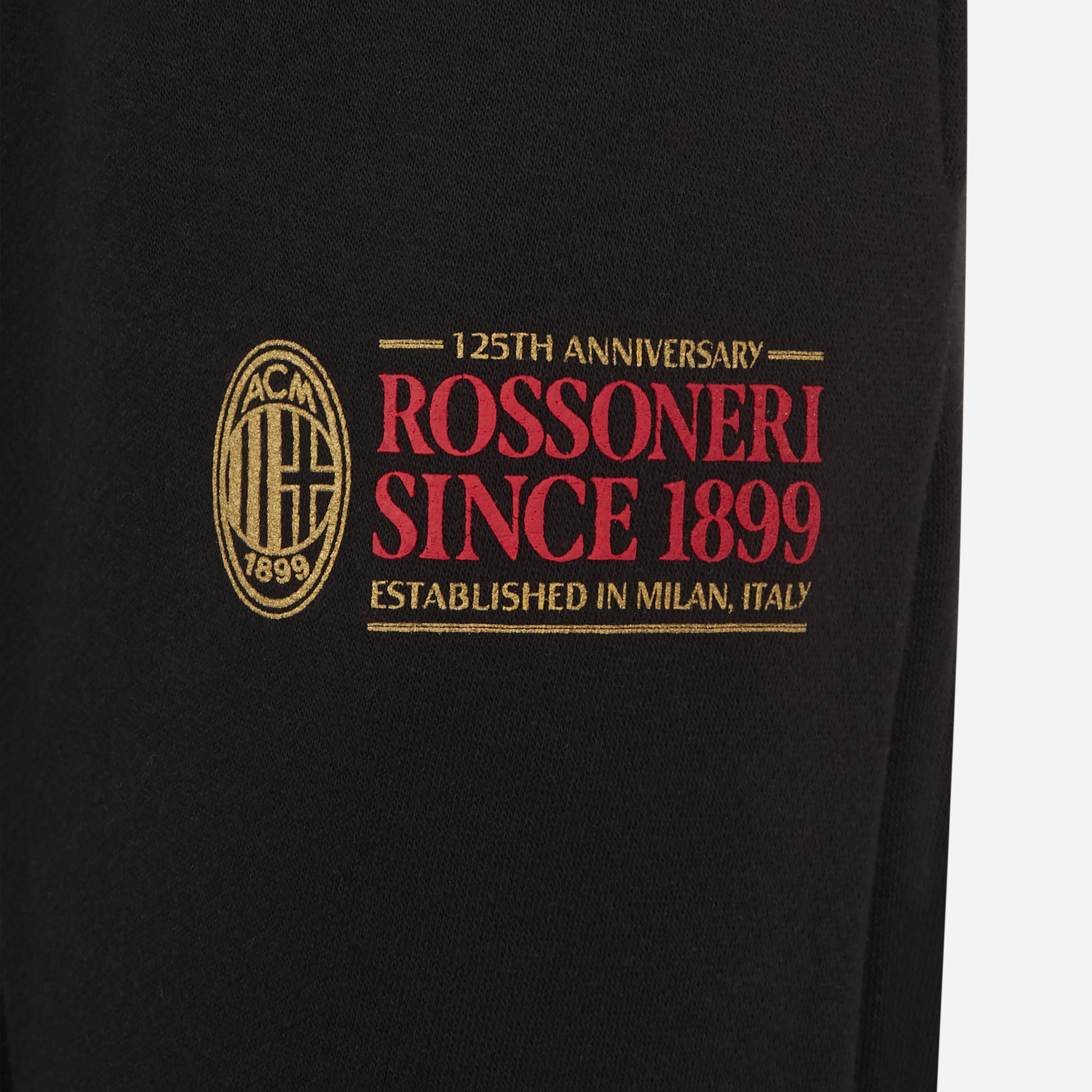 AC MILAN BLACK PANTS - ROSSONERI SINCE 1899