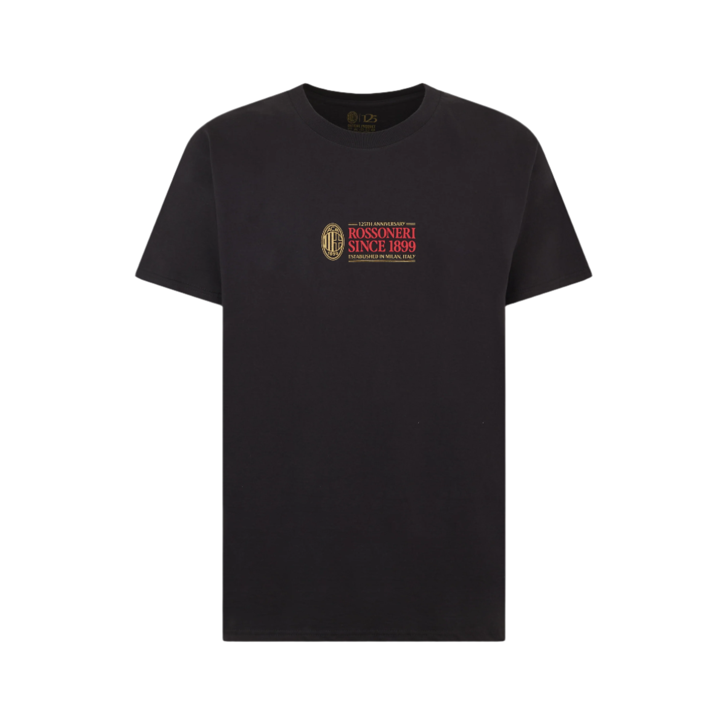 AC MILAN BLACK T-SHIRT - ROSSONERI SINCE 1899