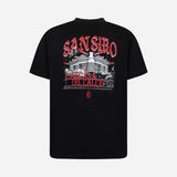 T-SHIRT MILAN NERA GRAFICA SAN SIRO
