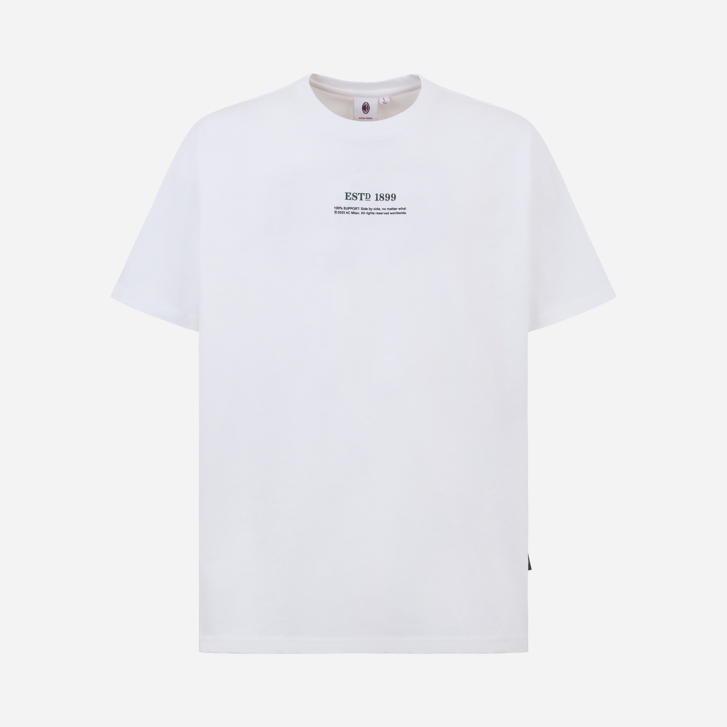 AC MILAN SUNDAY STADIUM CREW WHITE T-SHIRT